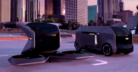 Cadillac trae el futuro al presente y sorprende con un coche volador y una lujosa limusina autónoma