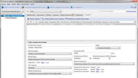 AdWords Editor amplía funcionalidades en su versión 9.5
