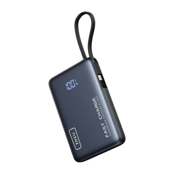 Batería externa INIU Pocket Powerbank 10.000mAh 20W negro ultracompacto