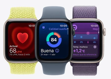 El Apple Watch SE 3 cuenta con funciones de salud básicas, como la medición de ritmo cardiaco, sueño y temperatura corporal