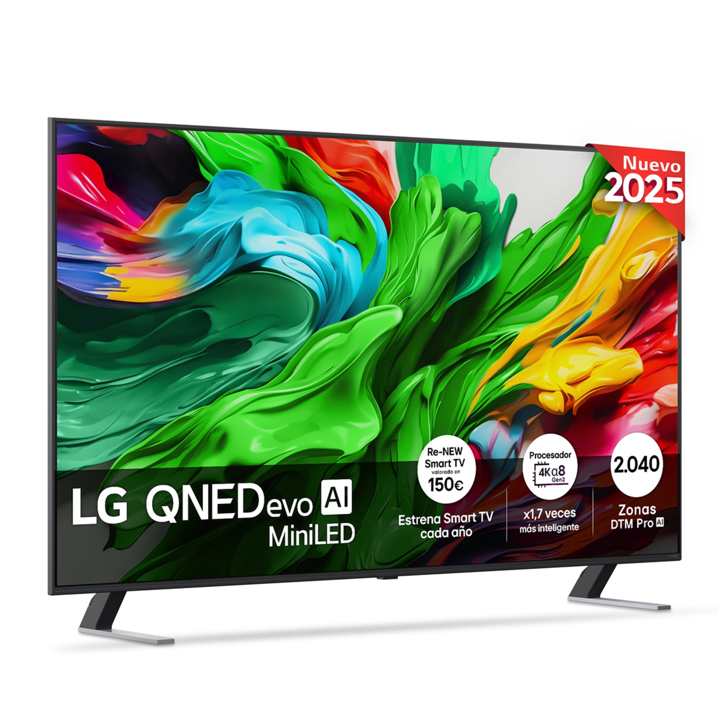 TV QNED evo MiniLED AI 164cm (65") LG 65QNED85A6C, 4K Smart TV