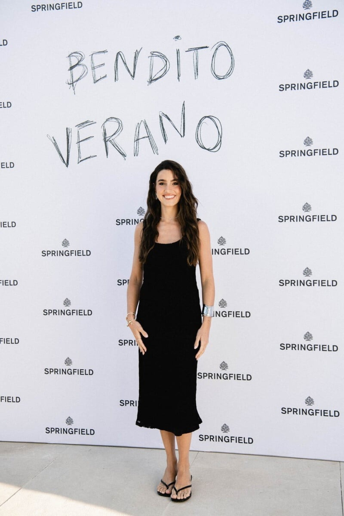 Vestido negro de crochet 