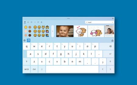 Windows 10 estrenará teclado con diseño renovado, emojis y búsqueda de GIFs