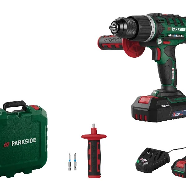 Taladro atornillador de impacto recargable 20 V »PSBSA 20-Li C3« con batería – con cargador
