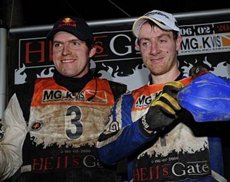Dougie Lampkin y Graham Jarvis