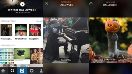 Instagram aprovecha Halloween para estrenar una nueva sección de vídeos seleccionados