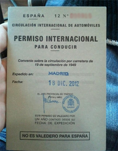 Permiso Internacional