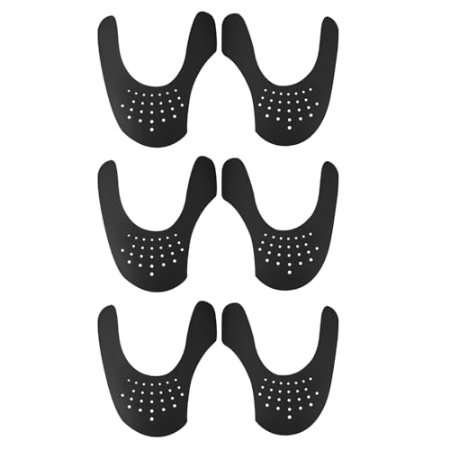 Newaner 3 Pares Escudo de Zapatos, Protectores para Zapatillas de Deporte, Arrugas de Zapatos Antiarrugas, Prevenga Hendidura del Pliegue del Calzado Deportivo（40-46）