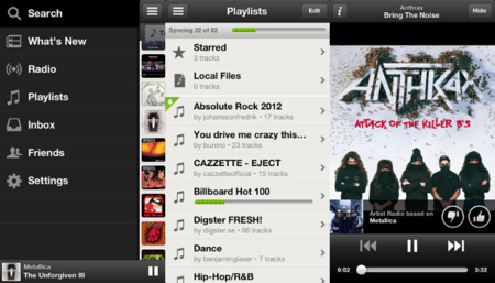 Actualizado Spotify para iOS con nueva interfaz