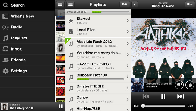 Spotify para iOS 0.6