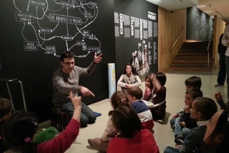 El taller infantil en el Museo ICO sobre la exposición The architect is present