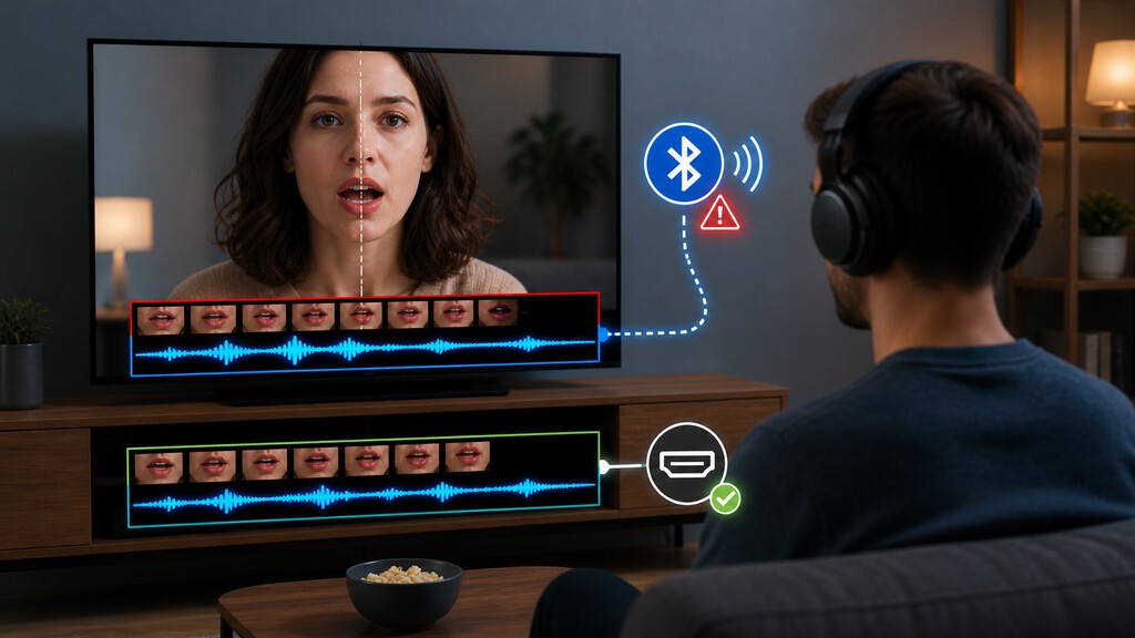 Si la voz se oye descompensada con los labios en tu TV cuando usas Bluetooth, pero no con HDMI, tranquilo porque tiene arreglo 