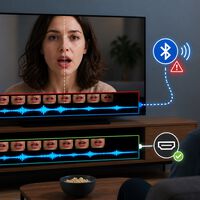 Si la voz se oye descompensada con los labios en tu TV cuando usas Bluetooth, pero no con HDMI, tranquilo porque tiene arreglo 