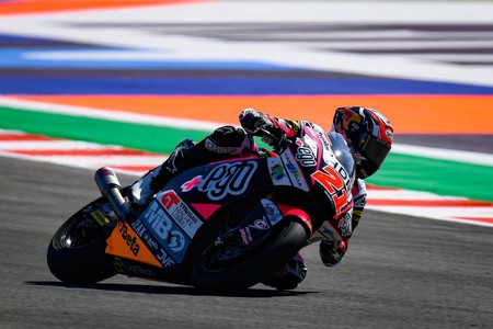 Fabio Di Giannantonio consigue su primera pole position en Moto2 con una gran vuelta en Misano