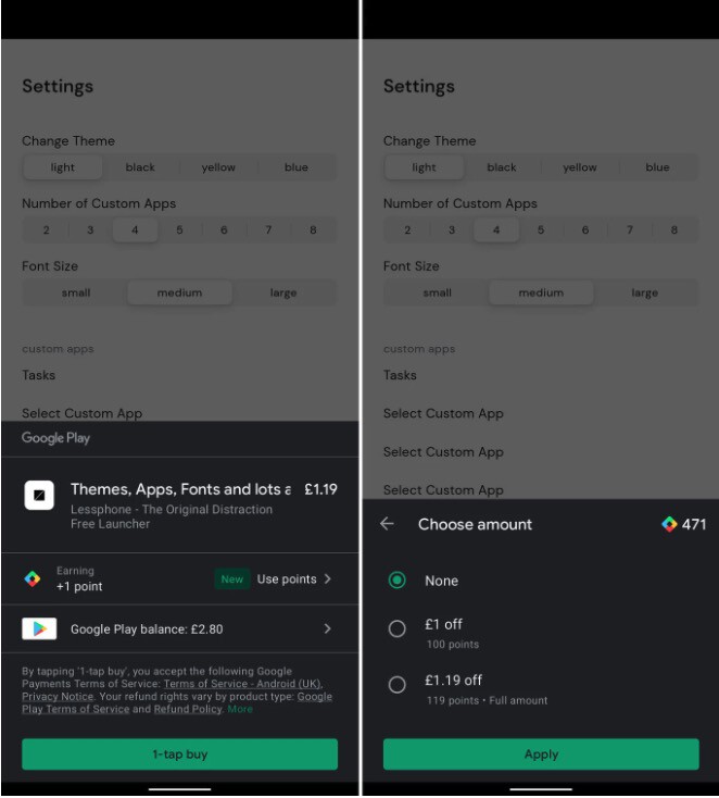 Cómo ahorrar dinero en la Play Store con los Google Play Points