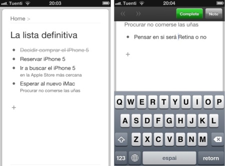 Workflowy: el gestor web de listas y tareas llega a iOS en forma de aplicación nativa