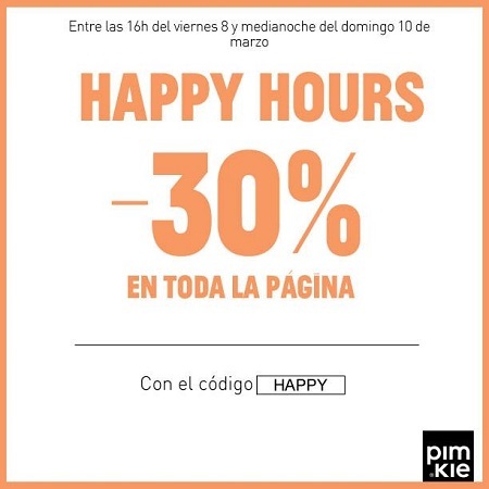 Saca partido a un 30% de descuento en pimkie online desde hoy hasta el domingo