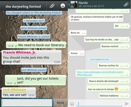 WhatsApp cambia de imagen en Android adaptándose a la interfaz Holo