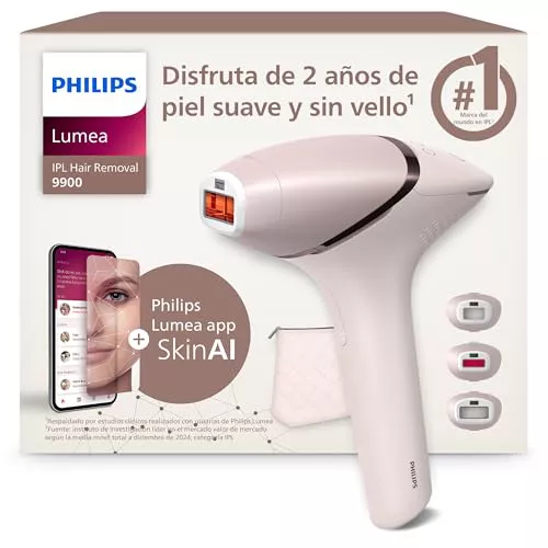 Philips Lumea serie 9900, dispositivo de depilación IPL, alternativa de depilación láser