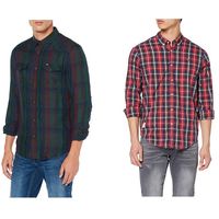 Ofertas en tallas sueltas de camisas para hombre Napapijri, Wrangler o Hackett por menos de 25 euros en Amazon