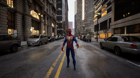 El mismísimo Spider-Man trepa los muros de la ciudad de The Matrix Awakens: el héroe se balancea en Unreal Engine 5