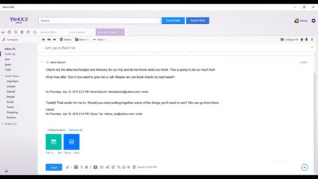 Yahoo Mail llega a Windows 10