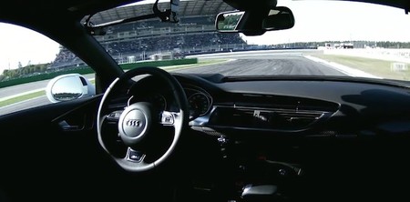 Así atravesó el circuito de Hockenheim el Audi RS7 Sportback sin conductor