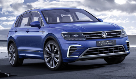 Volkswagen Tiguan GTE Concept: un híbrido enchufable que también utiliza energía solar