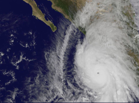 ¿Cómo se ve el huracán Patricia desde el espacio?