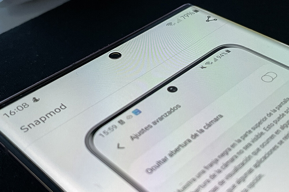 Samsung elimina la opción de disimular la cámara frontal mediante software con la llegada de One UI 3.0