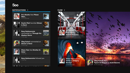 500px trae su aplicación oficial a Windows 8/RT