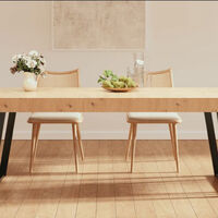 Flexispot comienza a liquidar mesas de comedor, como su modelo extensible Vintage DT3 para invitar a la familia y los amigos