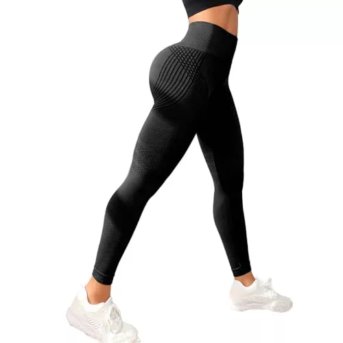 riou Leggins Vivacuerpo 3D Anticelulitico Leggins Mujer Push Up