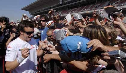 Alonso, el piloto más mediático del mundo