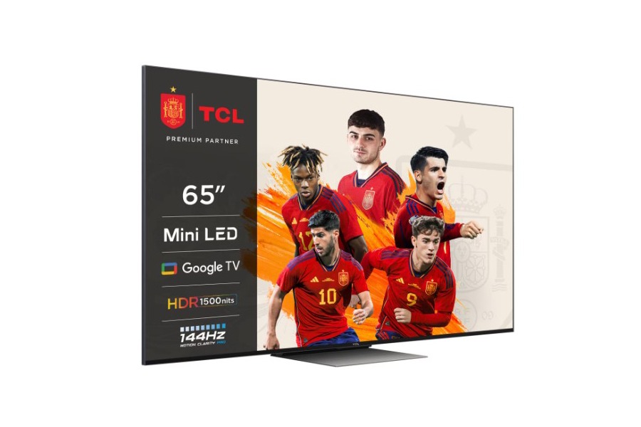 TV QLED 164 cm (65") TCL 65C835, UHD 4K MiniLED, Google TV, Dolby Vision, Dolby Atmos y Google Assistant