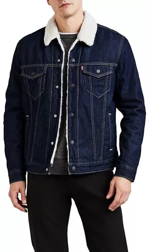 Levi's Type 3 Sherpa Trucker Chaqueta, Rockridge, L Hombre