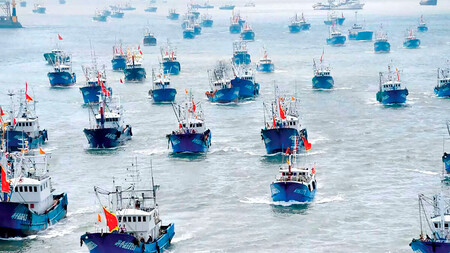 Barcos Pesca Chinos Taiwan