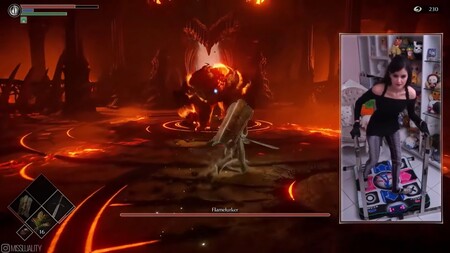 Podrás pasarte Demon's Souls de PS5 y presumir ante tus amigos, pero nunca lo harás al ritmo de esta chica utilizando su plataforma de baile