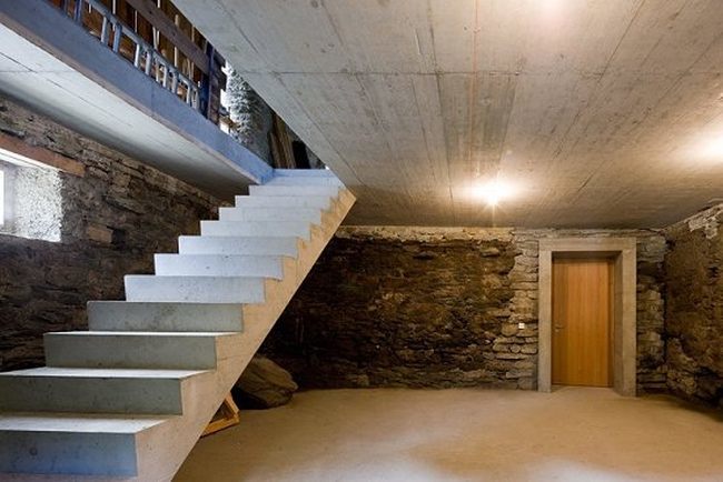 Una espectacular casa en los Alpes Suizos, Villa Vals