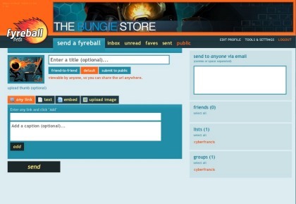 Fyreball, comparte contenidos adjuntos con tus amigos sin usar el correo electrónico