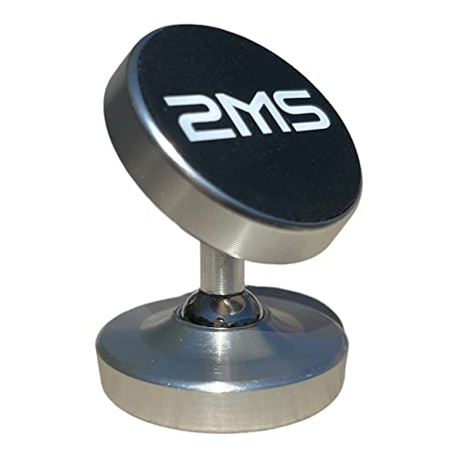 Double Magnet Support Soporte magnético teléfono móvil para Coche, Gimnasio, Crossfit, pádel...etc (Plata)
