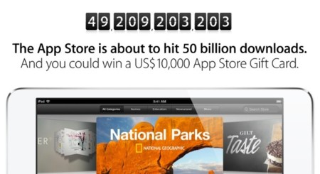 Cuenta atrás: la App Store está a punto de alcanzar las 50 mil millones de descargas