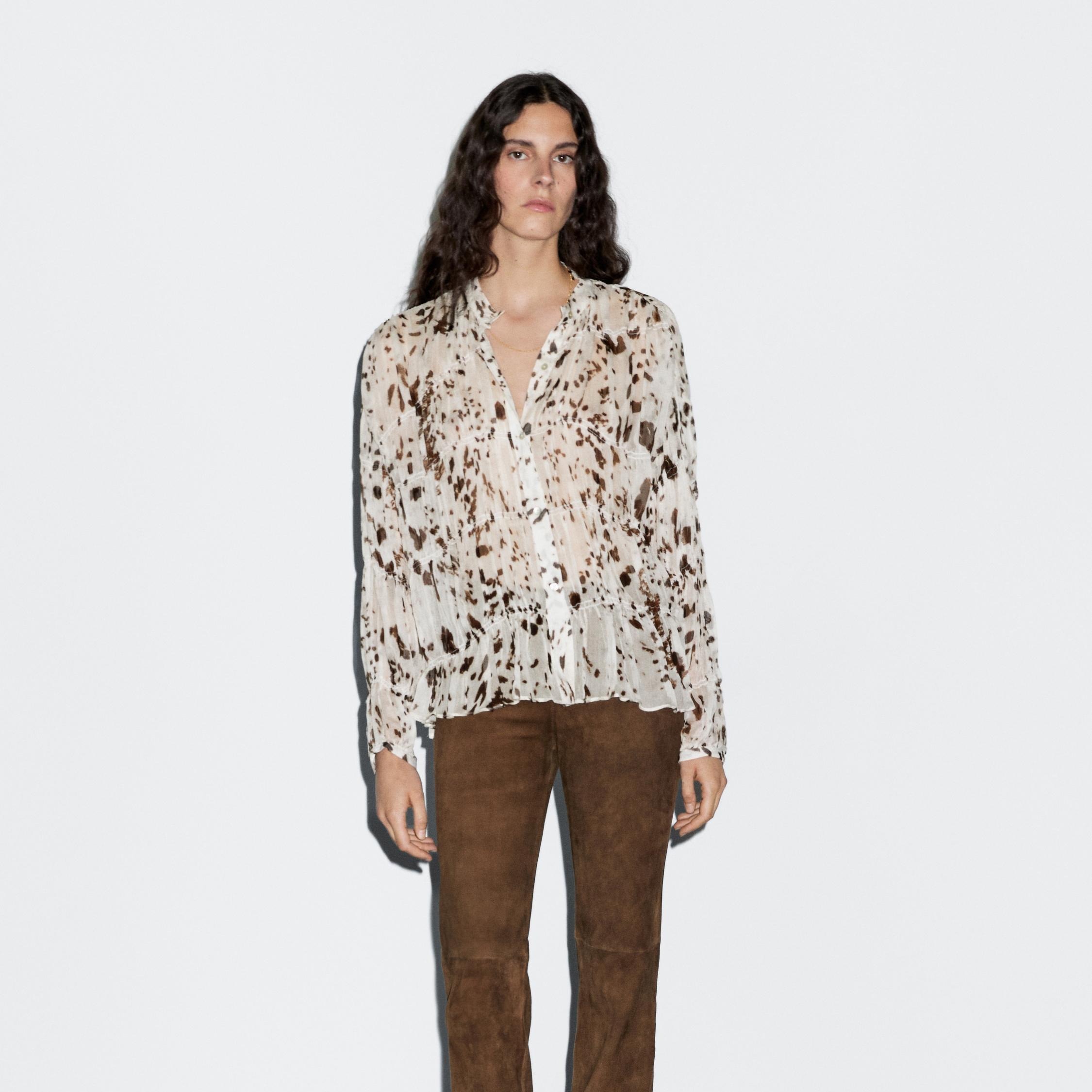 Camisa animal print