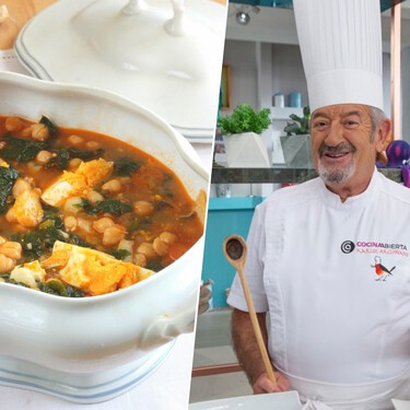 Así le da la vuelta Karlos Arguiñano a los garbanzos con espinacas, una solución original ideal para los niños 