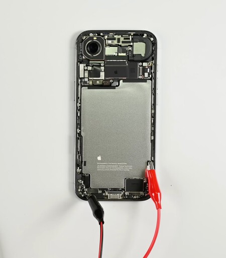 Interior e bateria do iPhone Air