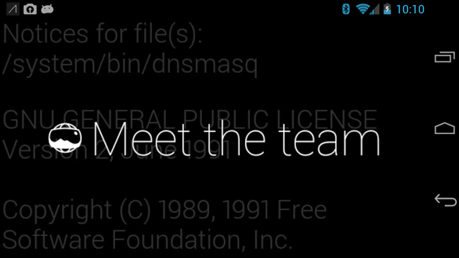 Meet the team Google Glass