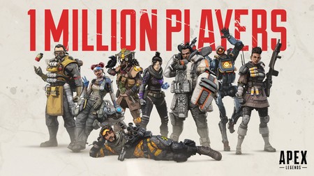 Apex Legends ha registrado a más de un millón de jugadores en sus ocho primeras horas