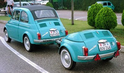 Fiat 500 con remolque