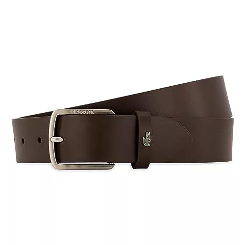 Lacoste Leather Goods Belt, Marrón (028), 100 cm para Hombre