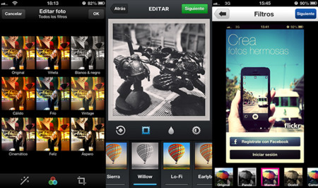 Instagram, Flickr y Twitter, de filtros va la cosa